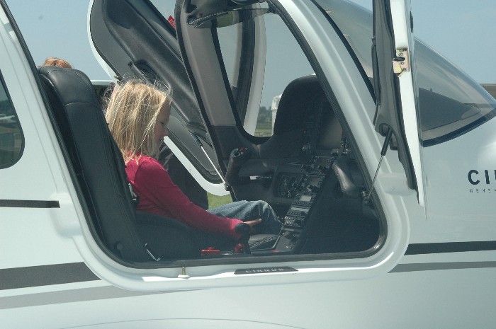 Ook de jonge bezoekers van het Midzomer Event konden de Cirrus erg waarderen!