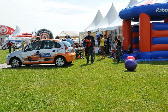 De Rabobank zorgde op het Midzomer Event van 2009 voor de kinderanimatie. Dit is ze heel goed gelukt!