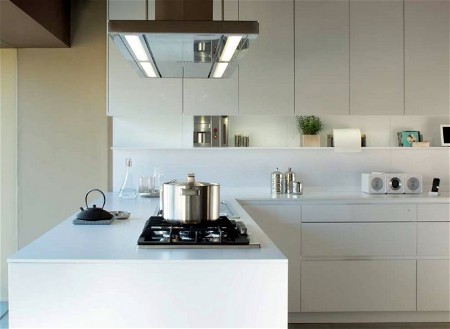 Snaidero Orange keuken in Arctic White.