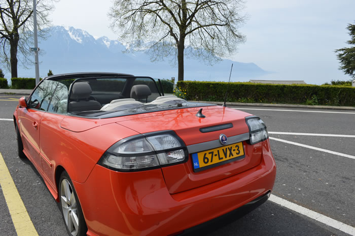 Even een tussenstopje bij het meer van Geneve. 