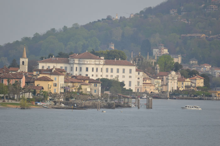 Uitzicht vanuit hotel.