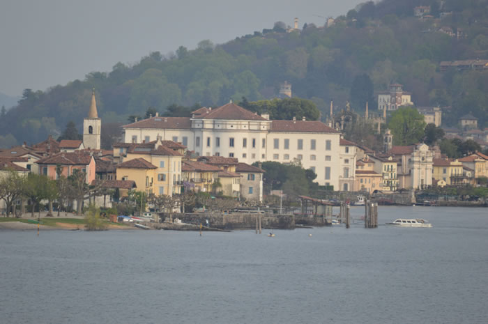 Uitzicht vanuit hotel.