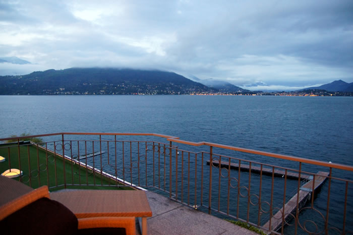 Aangekomen in het hotel.