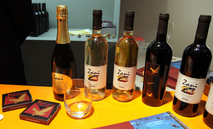 Op de Snaidero stand in Milaan.