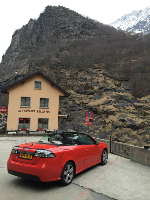 Onderweg naar de Eurocucina in Milaan.