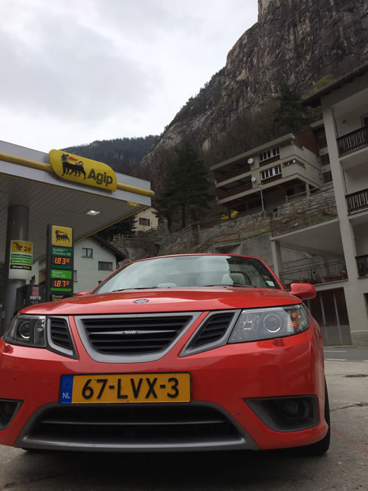 Even een tussenstop in Gondo.